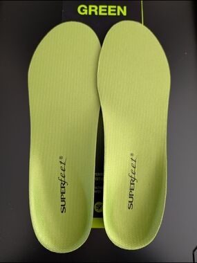 Superfeet Green Insoles Size D
